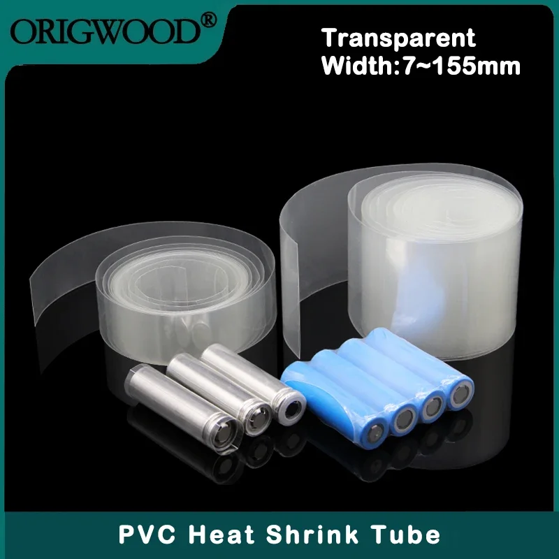 Shrink Sleeve Pvc - 7 ~ 155mm transparan PVC Heat