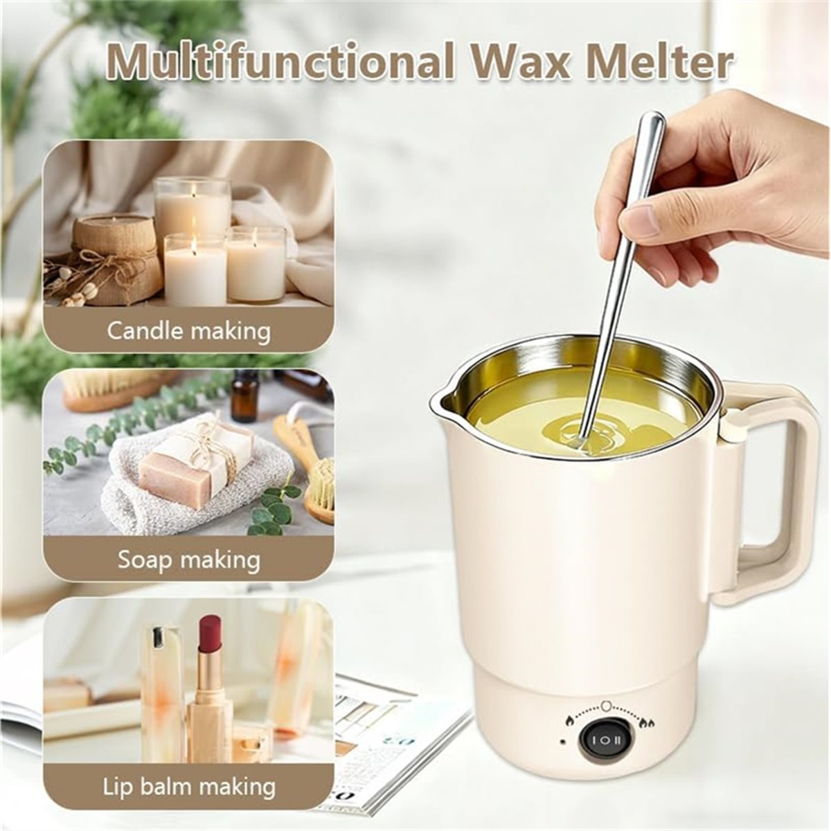 Candle Supplies Uk - Kit Panci Pelebur Lilin Elektrik dengan
