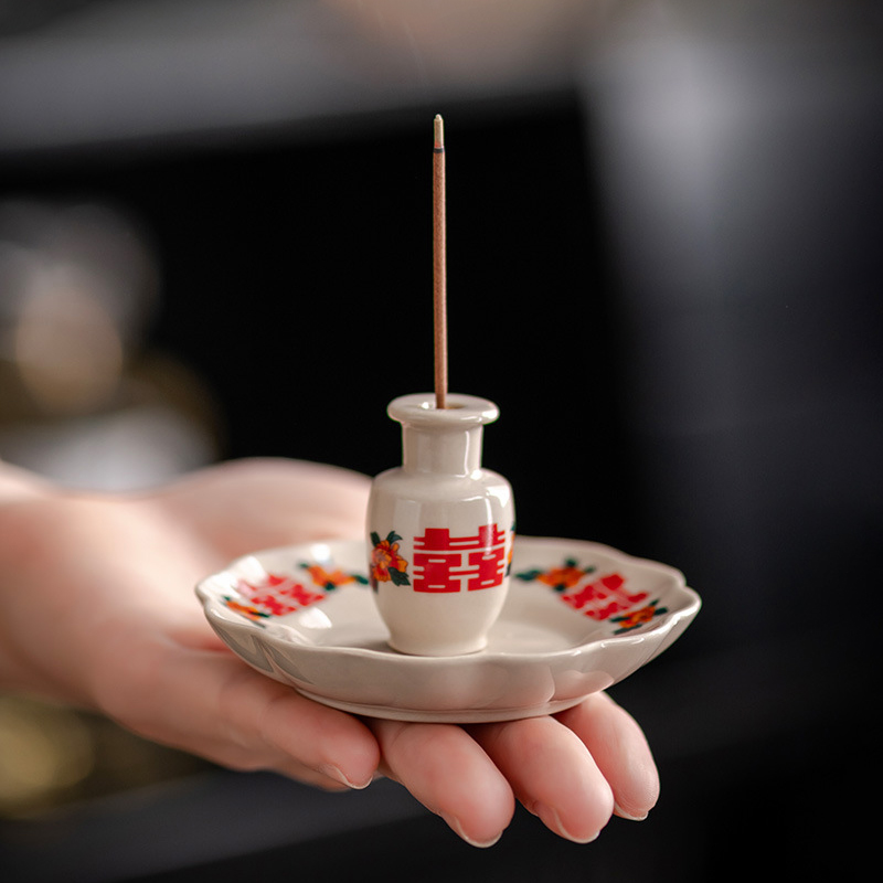 Candle Fragrance Supplies - Tempat Dupa Keramik 2 in 1
