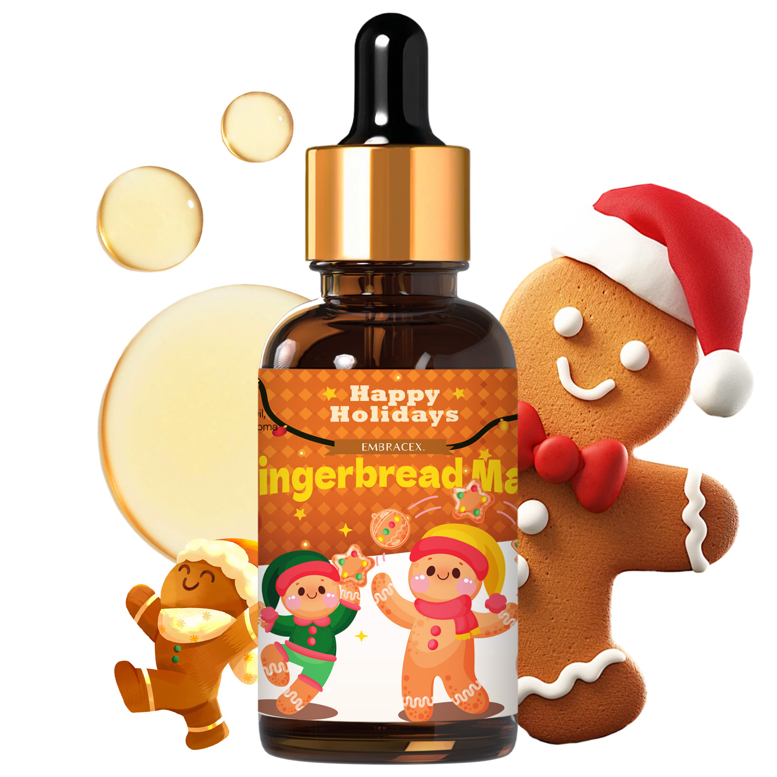 Candle Supplies Essential Oils - 30ml Minyak Esensial Gingerbread Man Perlengkapan