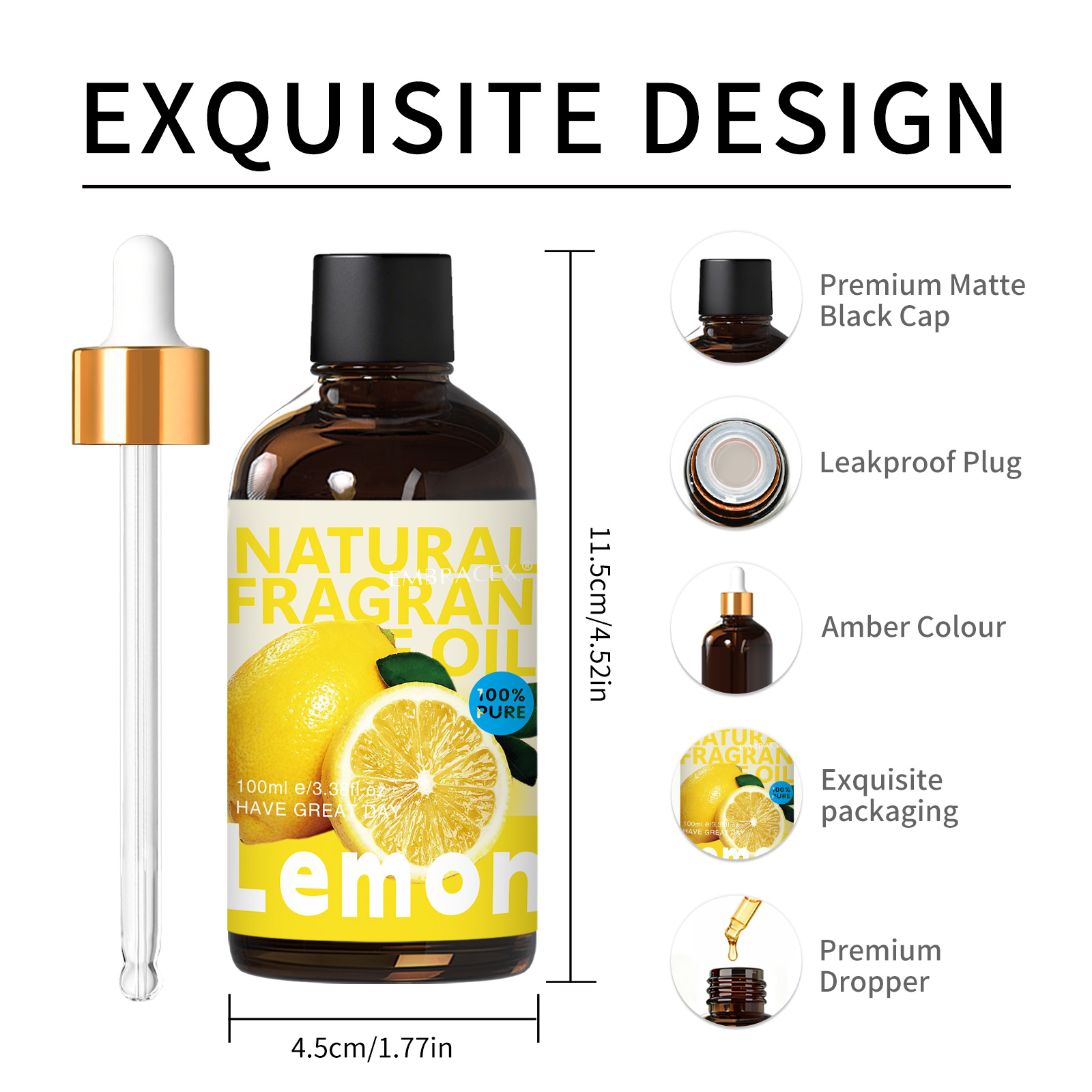 100Ml Minyak Esensial Lemon Mi - Candle Supplies Essential Oils ulasan dan harga