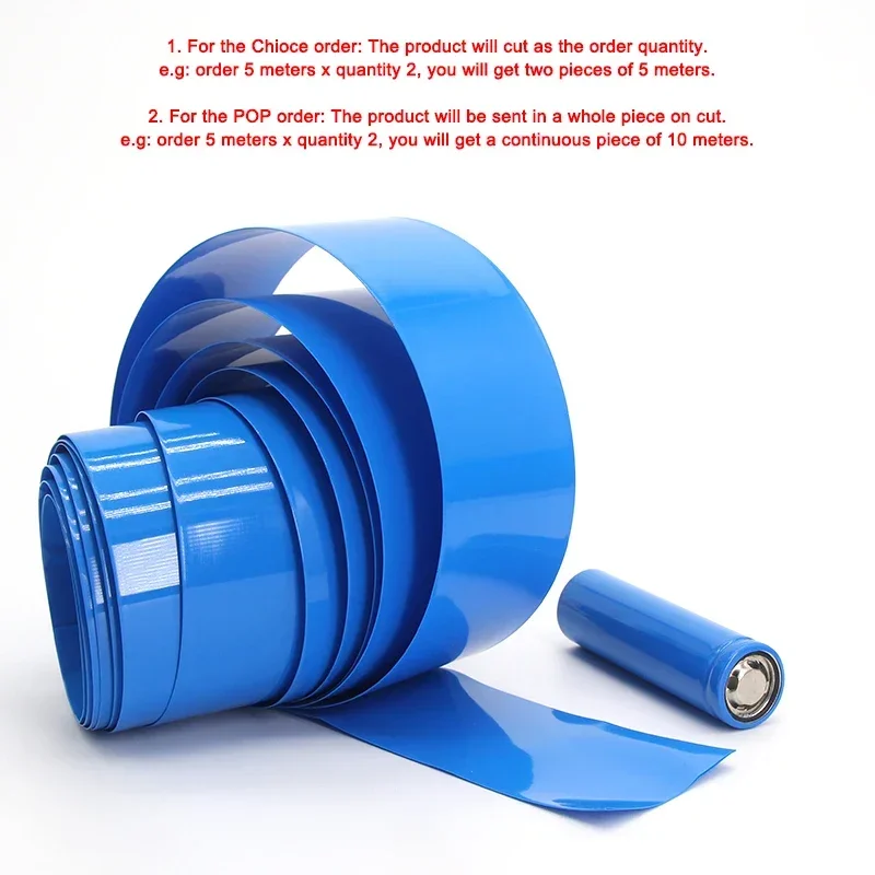 18650 PVC Heat Shrink Tube Bat - Shrink Sleeve Pvc ulasan dan harga