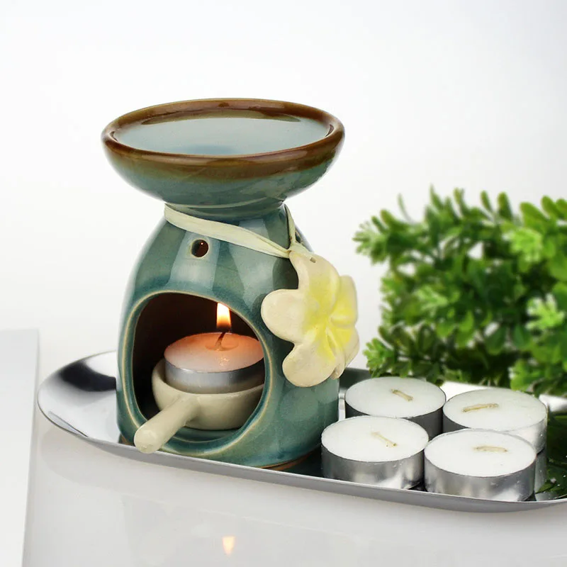 Pembakar Minyak Esensial Keram - Candle Supplies Essential Oils ulasan dan harga