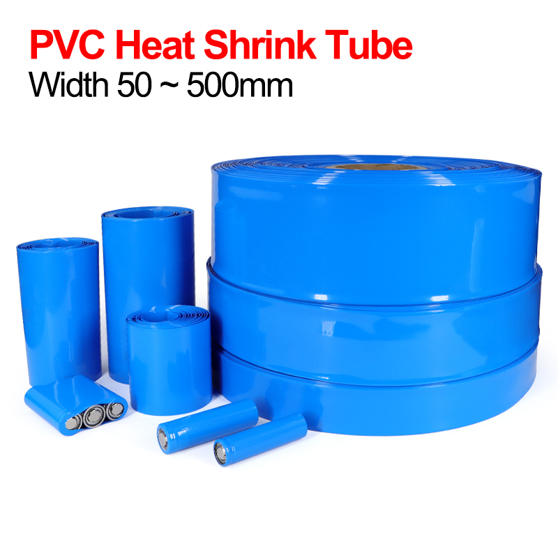 1/5M PVC Heat Shrink Tube Biru - Shrink Sleeve Pvc ulasan dan harga